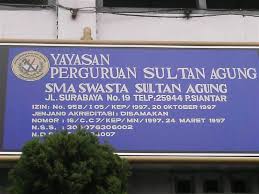 Perpustakaan SMA Swasta Sultan Agung
